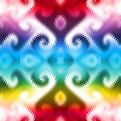 seamless pattern background a triangles vector image
