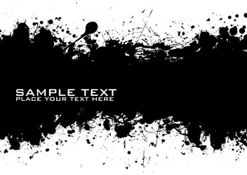 Ink Splatter Text Background vector image