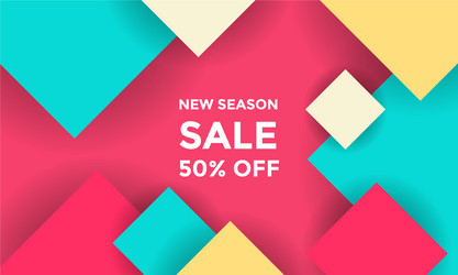 abstract background with geometric shapes vector image