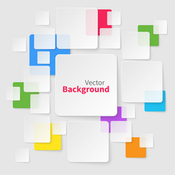 Modern Abstract Square Background vector image