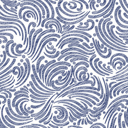 Swirl Doodle Pattern vector image