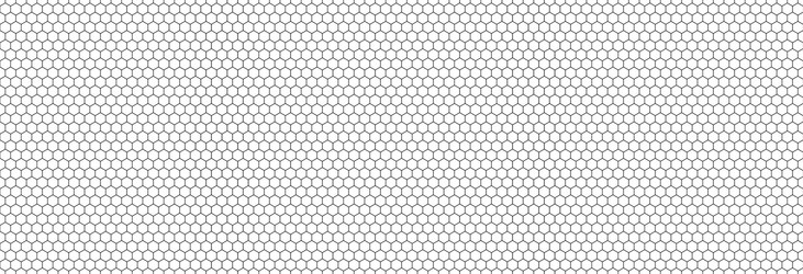 honeycomb hexagon background pattern isolated vector image