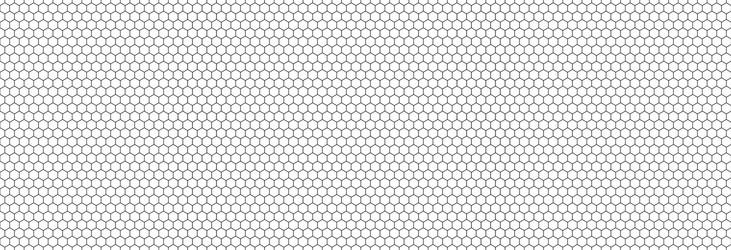 Honeycomb hexagon background pattern isolated vector