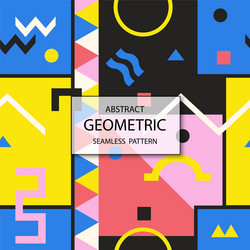Retro Geometric Pattern vector image