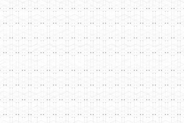 Geometric pattern with connected line and dots vector