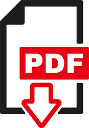 Pdf icon file format symbol flat vector