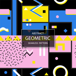 seamless colorful abstract pattern vector image