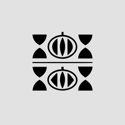 abstract geometric design featuring symmetrical vector image