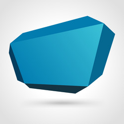 angular speech bubble vector image