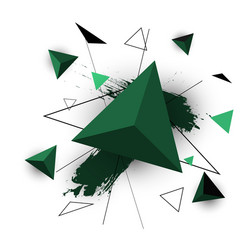 Geometric Triangle Pattern vector image
