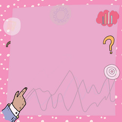 hand pointing on important messages with arrows vector image