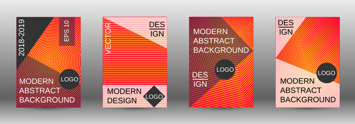 creative backgrounds with abstract gradient linear vector image