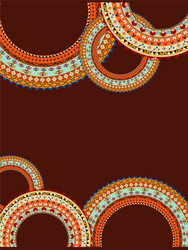 abstract background with a geometric pattern vector image