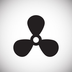 propeller icon on background for graphic and web vector image