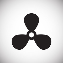 propeller icon on background for graphic and web vector