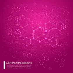 abstract background with dotted grid and poligonal vector image
