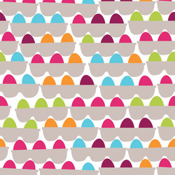 Boxes with the painted festive eggs vector