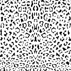 Abstract ink leopard seamless pattern vector