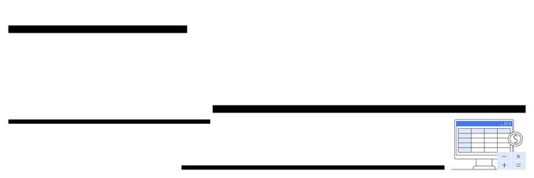 analyzing data with computer spreadsheet vector image