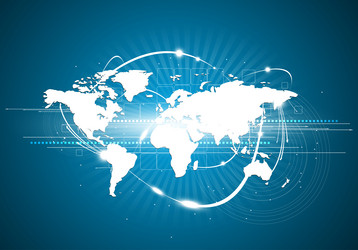 abstract futuristic internet high computer vector image