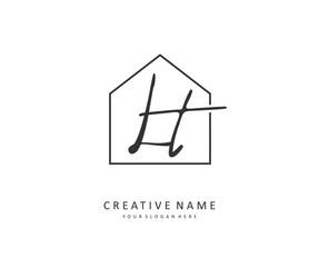 L t lt initial letter handwriting and signature Vector Image