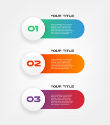 line text infographic ui kit templates vector