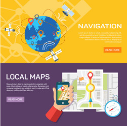 Map Pointer & Location Finding vector image