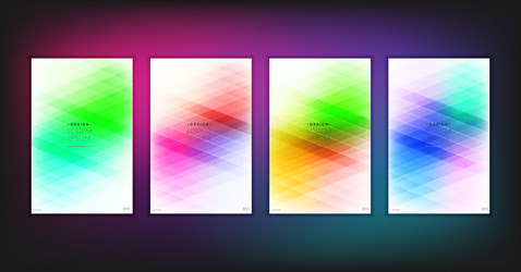 abstract geometric composition forms modern vector image