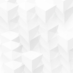 abstract geometric shape from gray cubes vector image