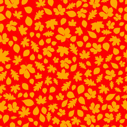Autumn Leaf Pattern vector image