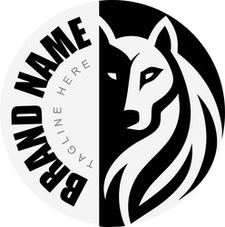 lion head emblem logo and iconlion Vector Image