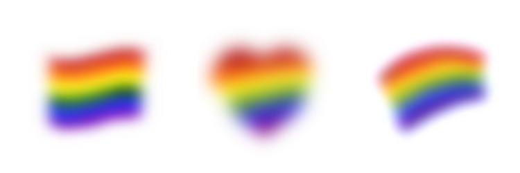 rainbow blured abstract background for your design vector image