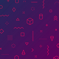 Abstract background geometric patterns gradients Vector Image