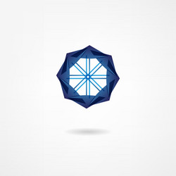 abstract icon vector image