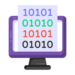 coding file vector image