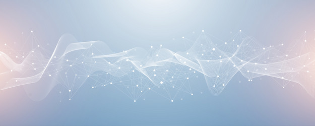 global network connection banner design template vector image