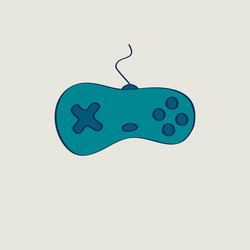 minimal game controller vector image