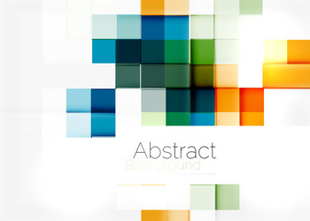 square shape mosaic pattern design universal vector image