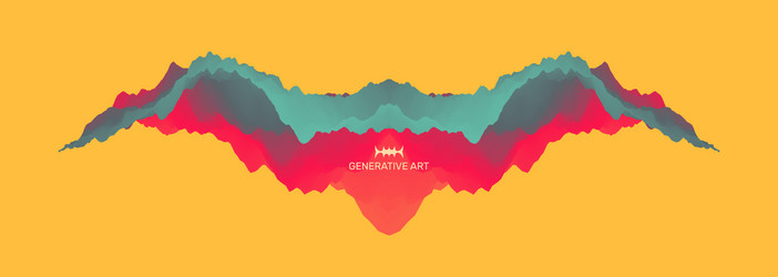abstract background with dynamic effect vector image