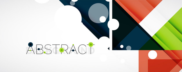 geometric abstract background techno color vector image