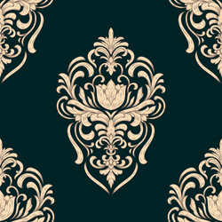 damask seamless pattern element classical vector image