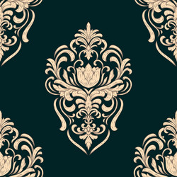 Damask seamless pattern element classical vector