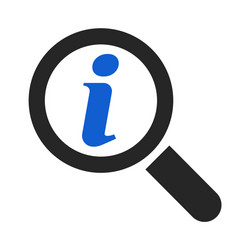 information help icon info bubble desk sing vector image