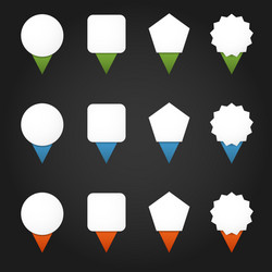 web pointers vector image