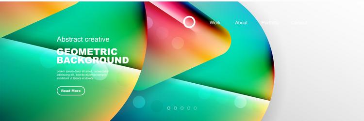 abstract background for your landing page design vector image