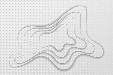 abstract background with paper cut shapes vector image