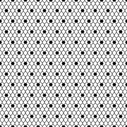 Black Dotted Mesh Fabric Pattern vector image
