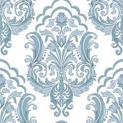 damask seamless pattern element classical vector image