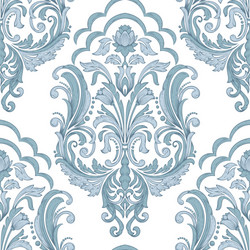 Damask seamless pattern element classical vector