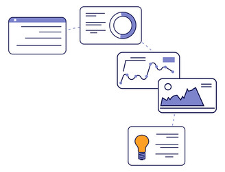 dashboard ui elements data statistic icons vector